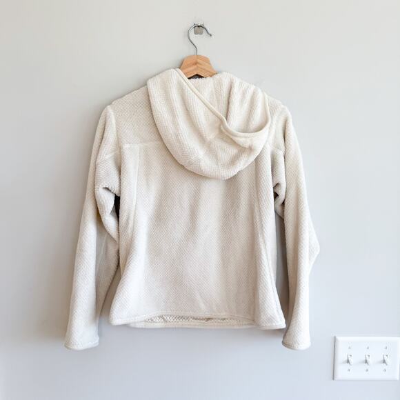 Patagonia Raw Linen Pocket Snap T-Fleece Pullover Sweater Cream S - Picture 2 of 8